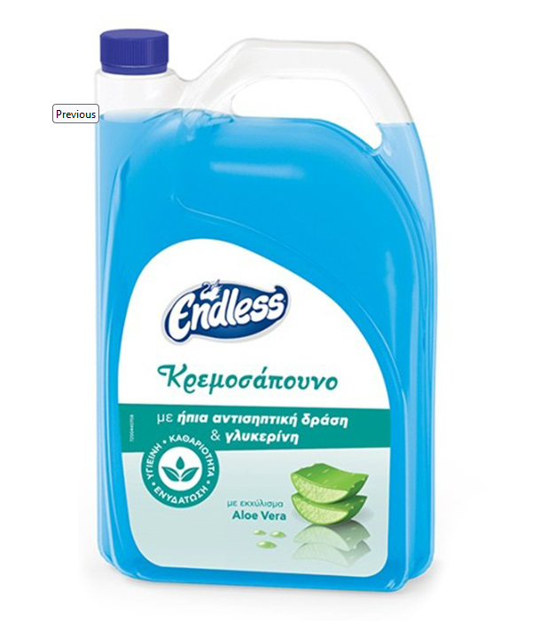 ENDLESS ΥΓΡΟ ΚΡΕΜΟΣΑΠΟΥΝΟ (aloe vera) 4lit