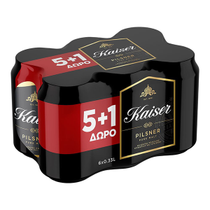 KAISER 330ML (5+1)  4x6 PACK