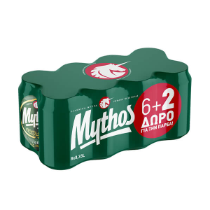 MYTHOS 330ML (6+2)  3x8  PACK