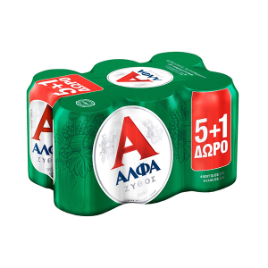 ΑΛΦΑ  330ML  (5+1)  4x6 PACK