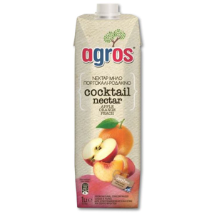 AGROS ΧΥΜΟΣ ΦΡΟΥΤΩΝ ΝΕΚΤΑΡ