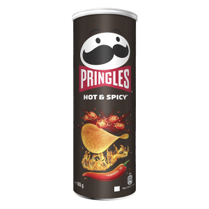 PRINGLES HOT & SPICY ΠΑΤΑΤΑΚΙΑ 165GR