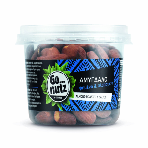 ΑΜΥΓΔΑΛΟ ΨΗΜΕΝΟ ΑΛΑΤΙΣΜΕΝΟ GO NUTZ 180GR