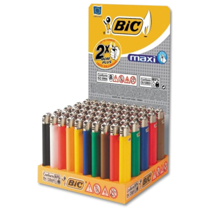 ΑΝΑΠΤΗΡΑΣ ΑΣΦΑΛΕΙΑΣ BIC MAXI (ΔΙΑΦΟΡΑ ΧΡΩΜΑΤΑ)50ΤΕΜ