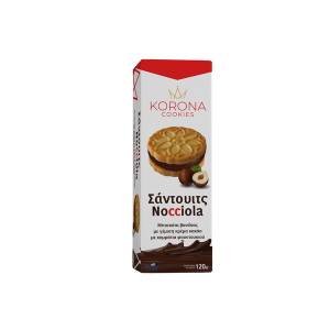 ΜΠΙΣΚΟΤΑ  ΣΑΝΤΟΥΙΤΣ NOCCIOLA KORONA ΚΟΥΤΙ 120GR